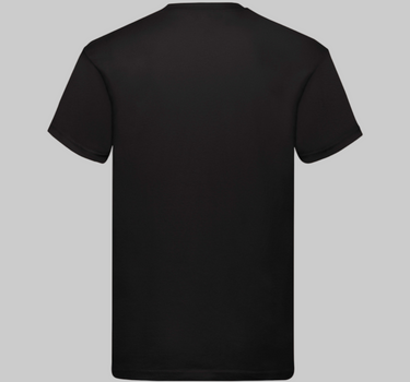 Fruit of the Loom - Svartbag Logo Brodering (Front) - Heavy Cotton T - F182