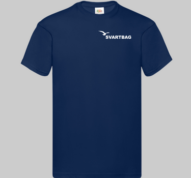 Fruit of the Loom - Svartbag Logo Brodering (Front) - Heavy Cotton T - F182