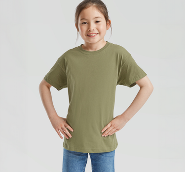 Fruit of the Loom - Kids´ Original T - T-Shirt Med Eget Logo - F110K
