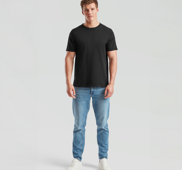 Fruit of the Loom - Heavy Cotton T - T-shirt Med Eget Logo - F182