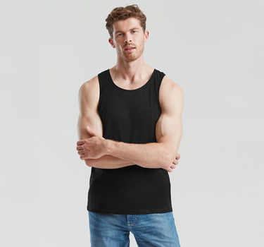 Fruit of the Loom - Valueweight Athletic Vest - Tank Top Med Eget Logo