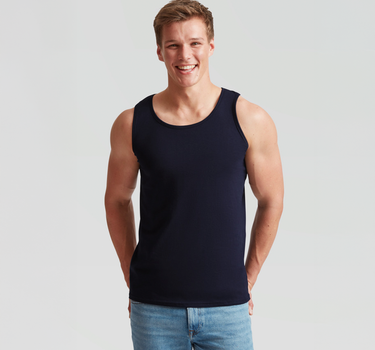 Fruit of the Loom - Valueweight Athletic Vest - Tank Top Med Eget Logo