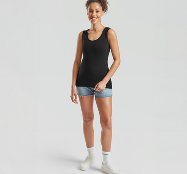 Fruit of the Loom - Ladies´ Valueweight Vest - Tank Top Med Eget Logo