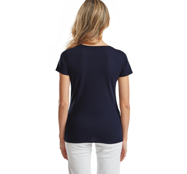 Fruit of the Loom - Ladies´ Valueweight V Neck T - T-shirt Med Eget Logo - F271N