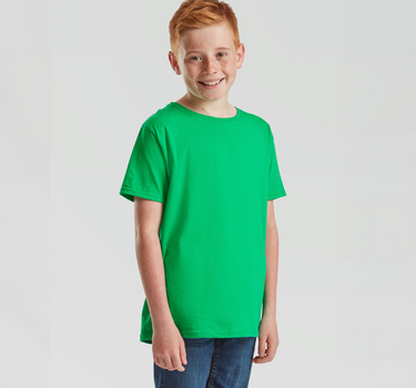 Fruit of the Loom - Kids´ Iconic T - T-shirt Med Eget Logo - F130K