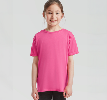 Fruit of the Loom - Kids´ Iconic T - T-shirt Med Eget Logo - F130K