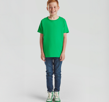 Fruit of the Loom - Kids´ Iconic T - T-shirt Med Eget Logo - F130K