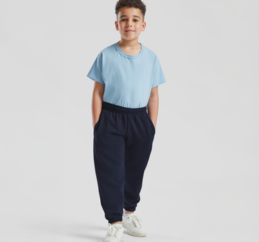 Fruit of the Loom - Kids´ Classic Elasticated Cuff Jog Pants - Jogginbukser Med Eget Logo - F480NK