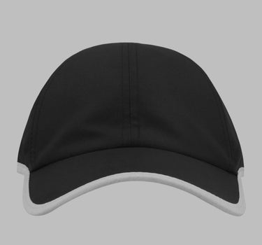 Atlantis Gym Runner Cap Adjustable Black Grey Sort Grå AT630