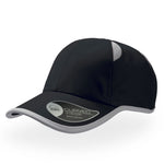 Atlantis Gym Runner Cap Adjustable Black Grey Sort Grå AT630