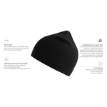 Atlantis Holly Beanie Black Sort AT102