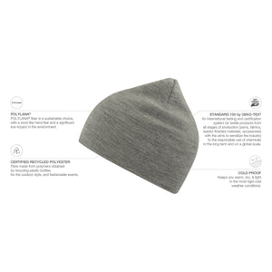 Atlantis Holly Beanie Light Grey Melange Grå AT102