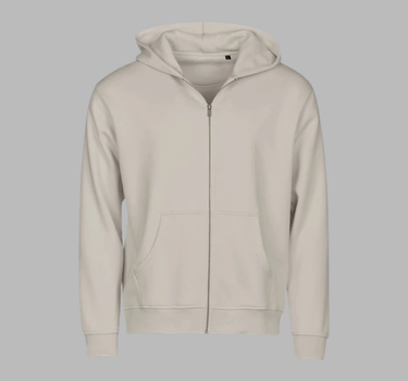 Label Free - UNLABELED Hooded Full Zip Sweatshirt - Hættetrøje med lynlås - 5154 - Med Eget Logo