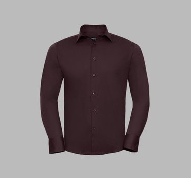 Russel Collection - Men´s L/S Easy Care Fitted Shirt - Langærmet Skjorte - Z946