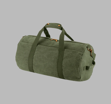 Bagbase - Vintage Canvas Barrel Bag - Sportsaske - BG655 - Med Eget Logo