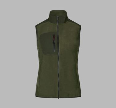 ID - Bonded fleecevest - Dame -  Fleece Vest - Med Eget Logo - 0747
