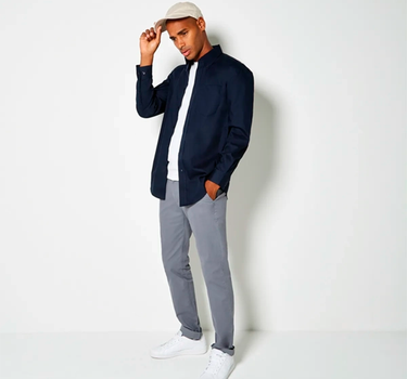 Kustom Kit - Men´s Classic Fit Premium Oxford Shirt Long Sleeve - Skjote Med Eget Logo