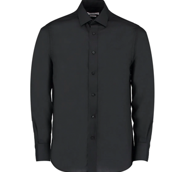 Kustom Kit - Men´s Tailored Fit Business Poplin Shirt Long Sleeve - Skjote Med Eget Logo