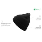 Atlantis Kids Wind Recycled Beanie Black Sort AT124