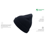 Atlantis Kids Wind Recycled Beanie Navy Blå AT124