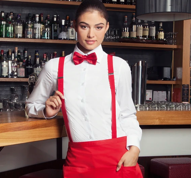 Karlowsky - Waist Apron Basic With Pocket - Forklæde