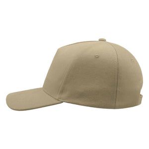 Atlantis Liberty Five Buckle Cap Adjustable Khaki Beige AT501