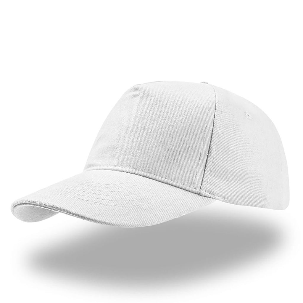 Atlantis Liberty Five Buckle Cap Adjustable White Hvid AT501