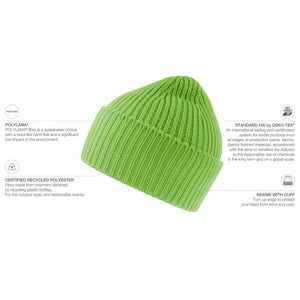 Atlantis Oak Beanie Acid Green Grøn AT100