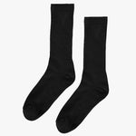 Colorful Standard Organic Active Sock Accessories Deep Black Sort CS6005 