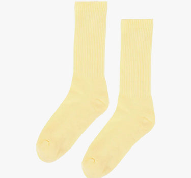 Colorful Standard Organic Active Sock Accessories Soft Yellow Gul CS6005
