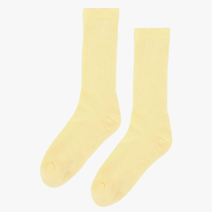 Colorful Standard Organic Active Sock Accessories Soft Yellow Gul CS6005