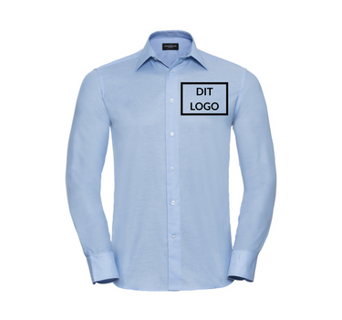 Russel Collection - Men´s L/S Easy Care Tailored Oxford Shirt - Skjorte Med Eget Logo