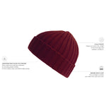 Atlantis Shore Beanie Bordeaux Rød AT803