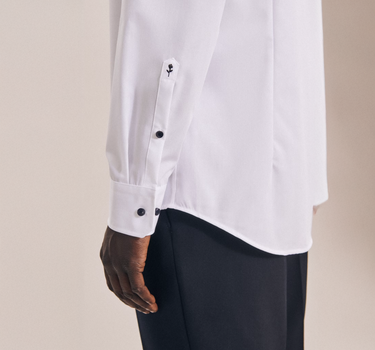 Seidensticker - Men´s Shirt Poplin Shaped Fit Long Sleeve - Skjorte