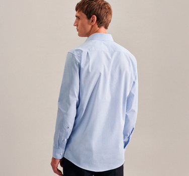 Seidensticker - Men´s Shirt Slim Fit Check/Stripes Long Sleeve - Skjorte