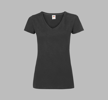Fruit of the Loom - Ladies´ Valueweight V Neck T - T-shirt - F271N
