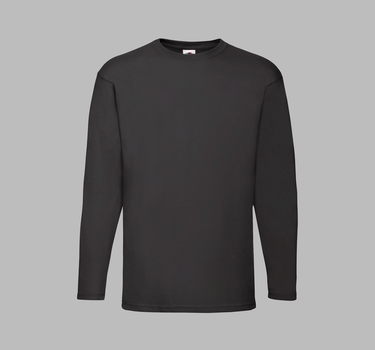 Fruit of the Loom - Valueweight Long Sleeve T - Langærmet T-Shirt - F240