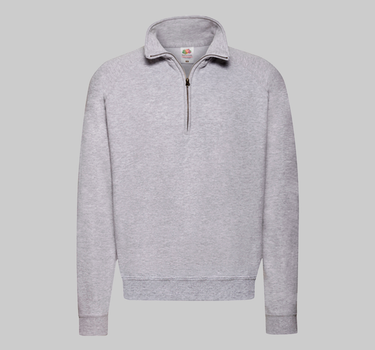 Fruit of The Loom - Classic Zip Neck Sweat - Half-Zip Trøje - F382N