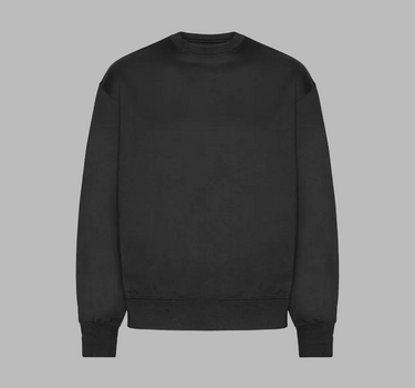 Blank - Heavy Crew Neck - Sweatshirt - Ecru Med Eget Logo