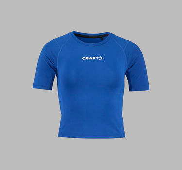 Craft - Rush 2.0 Crop Tee W - Dame - Crop T-Shirt - 1914664 - Med Eget Logo