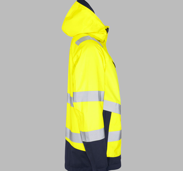 PROJOB - 6455 SKALJAKKE EN ISO 20471 KLASSE 3 - Arbejdsjakke med Refleks - 646455