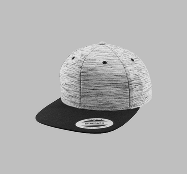 Flexfit - Stripes Melange Crown Snapback - FX6089SC - Med Eget Logo
