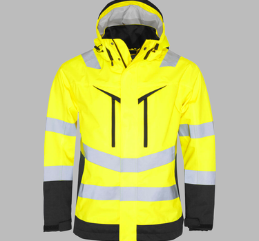 PROJOB - 6455 SKALJAKKE EN ISO 20471 KLASSE 3 - Arbejdsjakke med Refleks - 646455