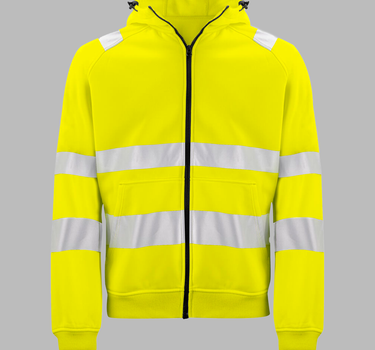 PROJOB - 6132 HÆTTESWEATJAKKE EN ISO 20471 KLASSE 3/2 - Arbejdsjakke - 646132