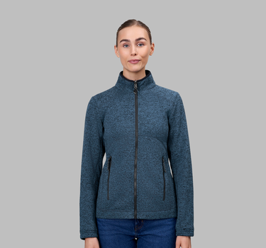 ID - Zip-n-Mix Fleece Melange -  Dame - Fleece