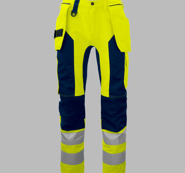 PROJOB - 6513 BUKS MED STRETCHPANELER EN ISO 20471 KLASSE 2/1 - Arbejdsbukser - 646513
