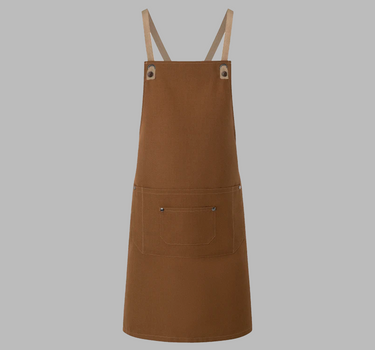 Karlowsky - Bib Apron Urban-Nature With Cross Straps And Big Pocket - Forklæde