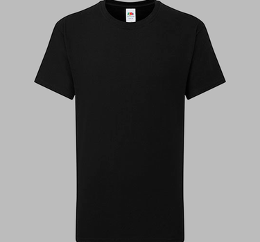 Fruit of The Loom - Kids Iconic 195 T - T-shirts - F185K - Med Eget Logo