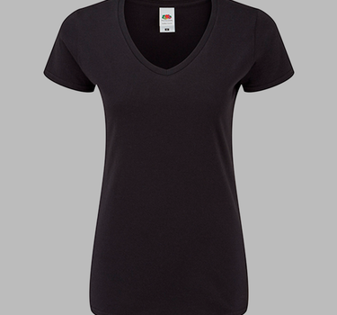 Fruit of The Loom - Ladies´ Iconic 150 V Neck T - T-shirt F274