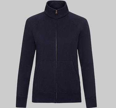 Fruit of The Loom - Ladies´ Premium Sweat Jacket - Trøje med Lynlås F442N